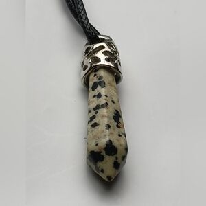 Dalmatian Jasper Pendant Necklace